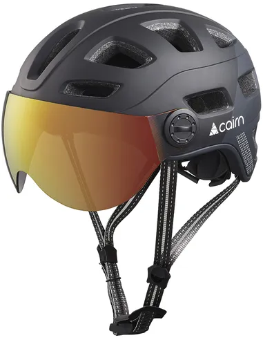 Cairn Quartz Visor LED USB Bike Helmet